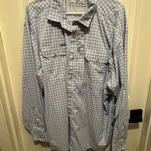 Men’s Poncho Outdoors Long Sleeve button down shirt